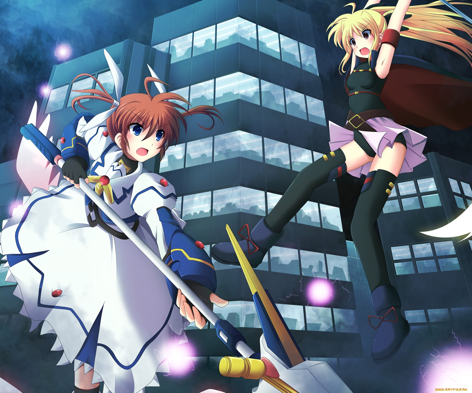 mahou shoujo lyrical nanoha, , , , 